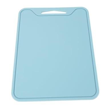 Imagem de ZAWELIYO Placa de Corte de Silicone Antiderrapante à Prova de Vara Máquina de Lavar Louça Segura Dobrável Portátil Tábua de Cortar para Cozinha Acampamento Piquenique Atividades Ao Ar (Azul)