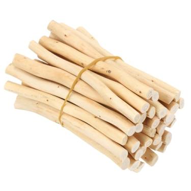 Imagem de PATIKIL 36 peças de varas de madeira de 10 cm, varas de madeira natural, varas de madeira seca, galhos de madeira para artesanato faça você mesmo, acessórios de decoração de fotos, cor de madeira