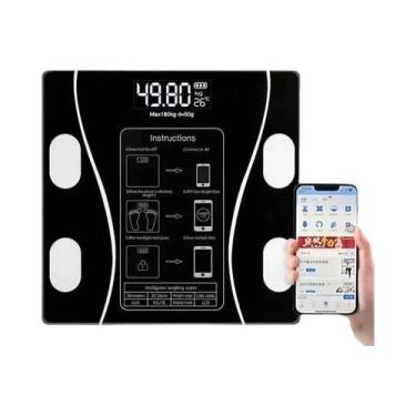 Imagem de Balança Digital De Composição Corporal Sem Fio Bluetooth Inteligente, 