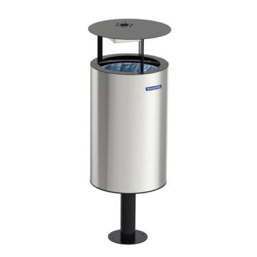 Imagem de Lixeira Tramontina Messina em Aço Inox com Acabamento Acetinado 55 L