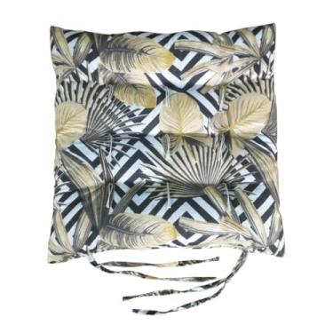 Imagem de Kit com 8 Almofadas Assento Futon Estampado Gorgurinho - com Amarril para Cadeiras e Bancos, Confortáveis e Duráveis, Versáteis para Casa e Eventos (EST 12)