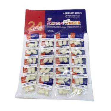 Imagem de 1 Cartela Unha Postiça Profissional 24 Pacotes  24 Finger