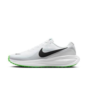 Imagem de Nike Tênis de corrida masculino Revolution 8 Road (branco/platina pura/azul gelo/preto), Branco/preto-platina pura-azul geleira, 41