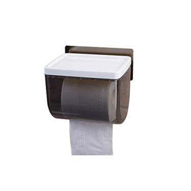 Imagem de CNBYDK Suporte de papel toalha de banheiro suporte de papel higiênico caixa de lenços suporte automático de papel higiênico Suppo