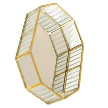 Imagem de Bandeja retrô de armazenamento de especiarias, organizador de maquiagem, bandeja de servir comida, bandeja de joias, bandeja de armazenamento de cosméticos, bandeja oval, bandeja de cômoda, brincos de