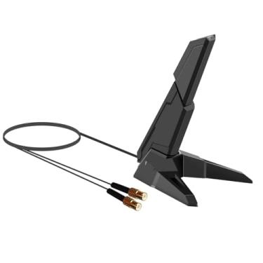 Imagem de Placa mãe para jogos WiFi 7 Base magnética antena de substituição de longo alcance para MSI MAG X870 Z890 Tomahawk/MSI MPG X870E Carbon / X870E Edge / B850 / B850-P Series WiFi 7 Placa-mãe para jogos