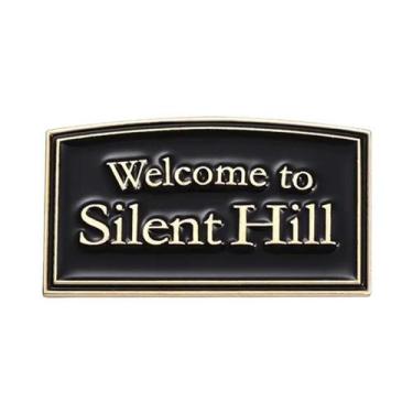 Imagem de Broche De Esmalte Silent Hill Horror, Pin De Metal Para Lapela, Joia P