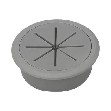 Imagem de Organizador De Cabos Para Mesa De Escritório Com Tampa Para Furos De F