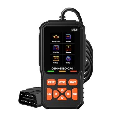 Imagem de Scanner M525 OBD2, novo leitor de código de nível OE com teste de bateria, teste de início, dados ao vivo, ferramenta de diagnóstico CAN para leitura de código de falha de motor de carro, interface