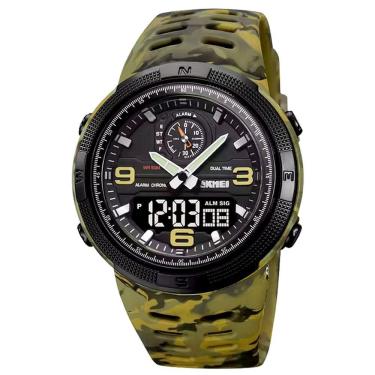 Imagem de Relógio Digital Esportivo Masculino Display Duplo Multifuncional Impermeável Mescla