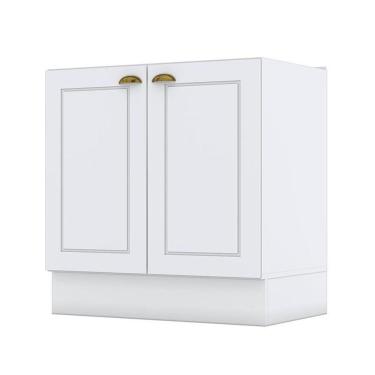 Imagem de Balcão 2 Portas 80 Cm Americana Branco Hp - Henn
