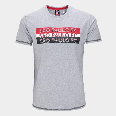 Imagem de Camiseta São Paulo Braziline Degree Masculina-Masculino