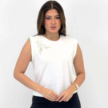 Imagem de Blusa Beagle Regata com Bordado Feminina-Feminino