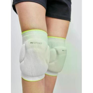 Imagem de Joelheira Com Proteção Flyer - N1 Sport, Branco, Verde, P