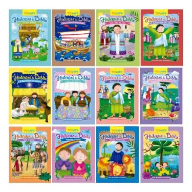 Imagem de Kit 12 Mini Livros Historias da Biblia - Antigo Testamento - Ciranda C