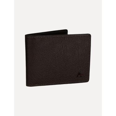 Imagem de Carteira Aramis Masculina Couro Horizontal Rought Marrom Café-Masculino