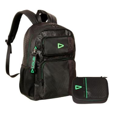 Imagem de Mochila e estojo box clio style loud kit gamer masculino preta