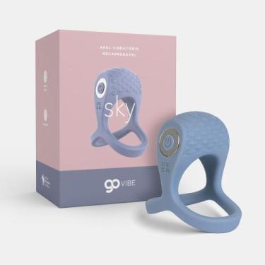 Imagem de Anel P Glande e Testic. C Vibro Estimulador Silicone Go Vibe Sky - A S