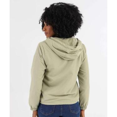 Imagem de Jaqueta Feminina Corta Vento Capuz Marisa Verde-52129, 38, Verde