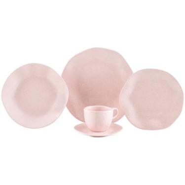 Imagem de Aparelho de Jantar 20 Peças Pink Sand Oxford, Rosa, 20