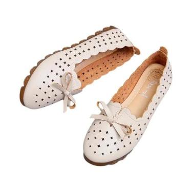 Imagem de Sandálias Femininas De Verão Com Sola Macia, Respiráveis, Vazadas, Ver