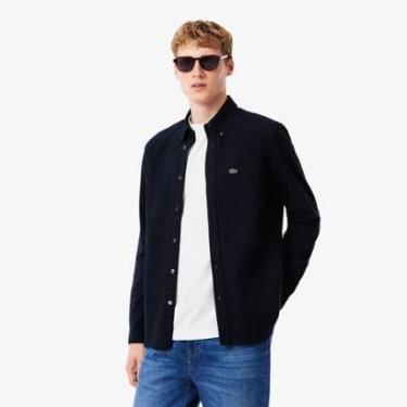 Imagem de Camisa Lacoste Regular Fit em Oxford Masculina-Masculino