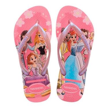 Imagem de Chinelo Havaianas Princess Com Glitter Nas Tiras - 7007018, 29/0, Rosa
