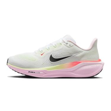 Imagem de Nike Pegasus 41 Tênis de corrida feminino (IB4377-100, branco/espuma rosa/carmesim brilhante/preto), Branco/Preto/Rosa, 41