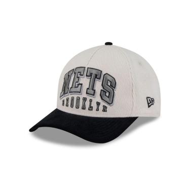 Imagem de BONE NEW ERA 9FORTY M-CROWN A-FRAME BROOKLYN NETS NBA PRETO-Masculino