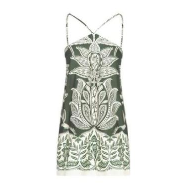 Imagem de Vestido Farm Rio Curto Céu De Arara Verde-Feminino