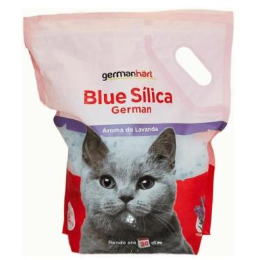 Imagem de Aeria para gatos blue silica aroma lavanda 1,8kg higiênica - GERMANHAR