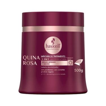 Imagem de Máscara Quina Rosa Haskell 500g Brilho Intenso