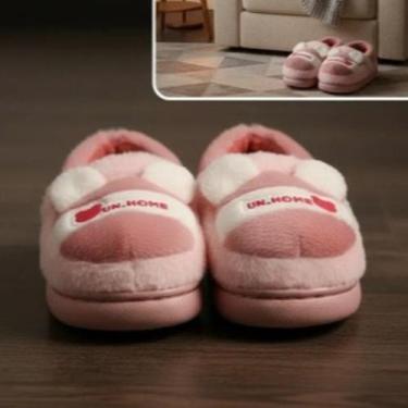 Imagem de Pantufa Infantil Urso Meninos e Meninas Tam 24 ao 29 - Sem marca, Rosa