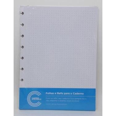 Imagem de Refil Medio com 30 Folhas Pontilhadas Caderno Inteligente