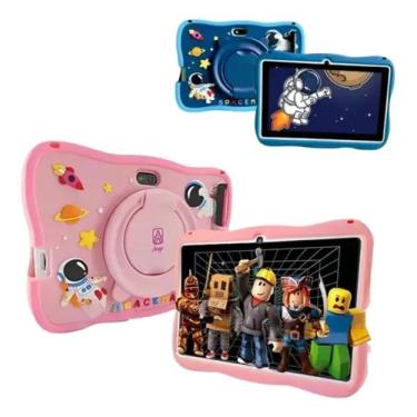 Imagem de Tablet Infantil Educativo 8 64gb 4gb ram Rosa Caneta Tootch Easy - EAS