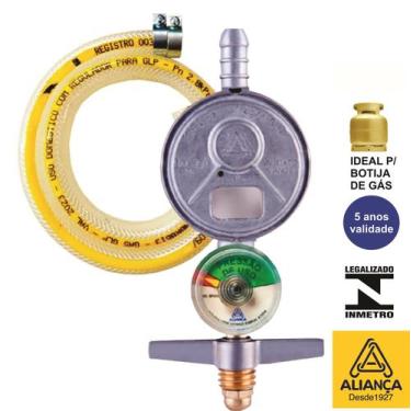 Imagem de Kit 2m Mangueira PVC Registro 505 visor Aliança Cozinha