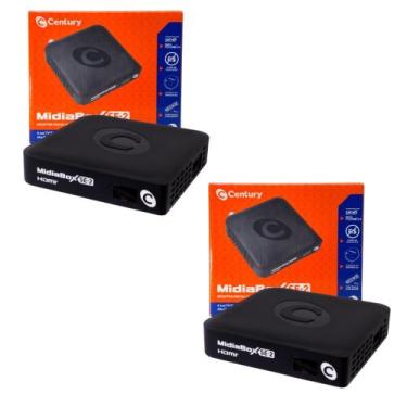 Imagem de Kit 2 Receptores Midiabox B7 Century Compatível 5g Banda Ku