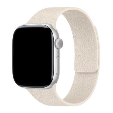 Imagem de Pulseira Borracha Magnética Link Compatível com Apple Watch - Baú do V