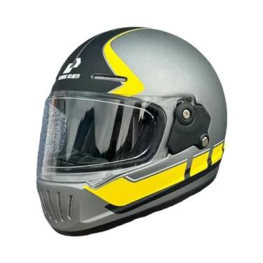 Imagem de Capacete De Moto Vintage Retrô Aberto Certificado DOT Para Verão - Cas