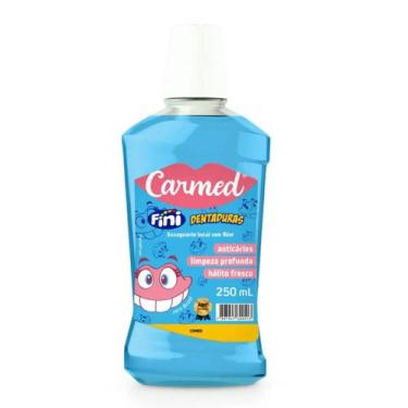 Imagem de Enxaguante Bucal com Flúor Dentaduras 250mL Carmed  Cimed