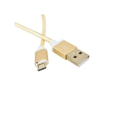 Imagem de Cabo Usb Evus C-054 Fast Charge Micro Usb Gold 1.0m