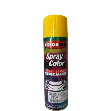 Imagem de Tinta automotiva spray colorgin amarelo pinça de freio 300 ml