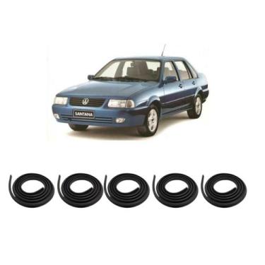 Imagem de Kit Borracha Vedação Das 4 Portas + Borracha Do Porta Mala Santana 199