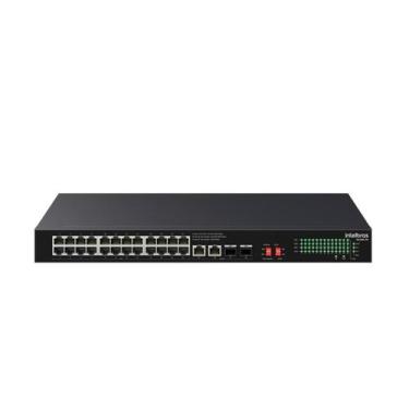 Imagem de Switch nao gerenciavel 24 portas poe 1000mbps s1128g-pa - Intelbras
