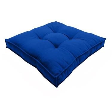 Imagem de Almofada Futon Decoração 70x70 Cm Azul Royal Cód. 1860 - Próxima Têxti