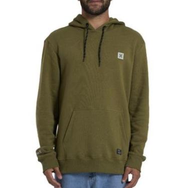 Imagem de Moletom Canguru Hurley Mini Icon II Militar-Masculino