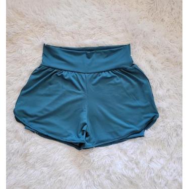 Imagem de Short Duplo Fitness Academia Feminino Short Treino Caminhada - PIJAMAS