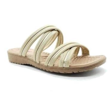 Imagem de Tamanco Feminino Campesí Anabela Bege CE221-0002-Feminino