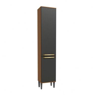 Imagem de Paneleiro 2 Portas 40cm Elara Kappesberg Canela/Preto