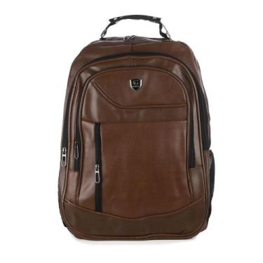 Imagem de Mochila Executiva Notebook 19 Grande 45L Material Sintético Reforçada 